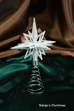 ツリー　トップスター　シルバー　星 Amazon.co.jp: クリスマス ツリートップ 幸運 星 ツリートップ